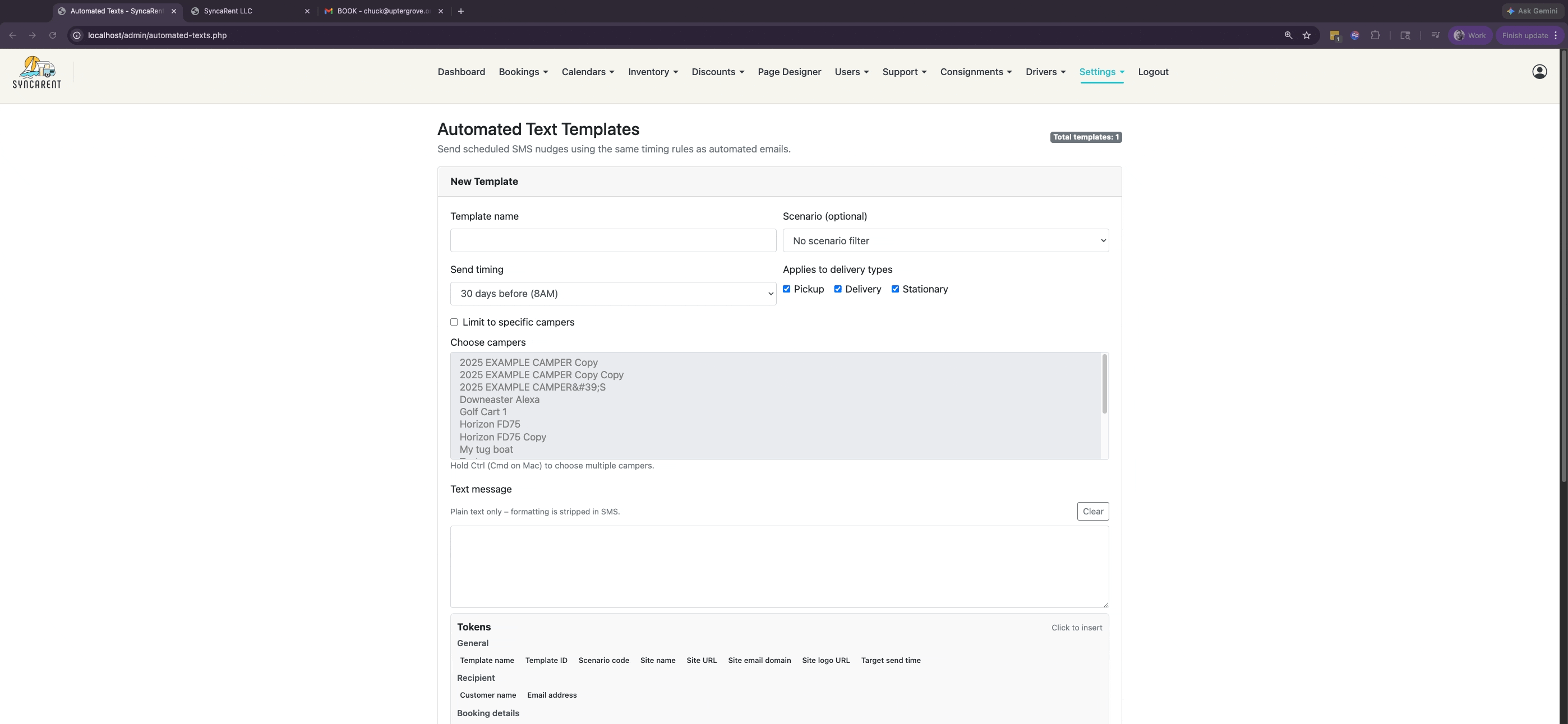 Feature asset